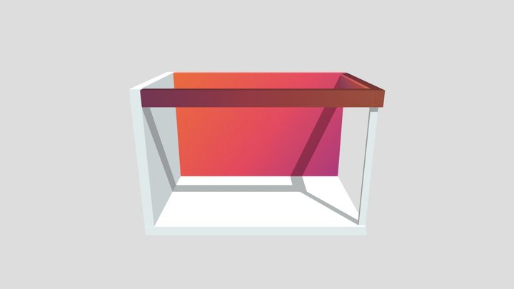 Simple Booth (Large) 3D Model