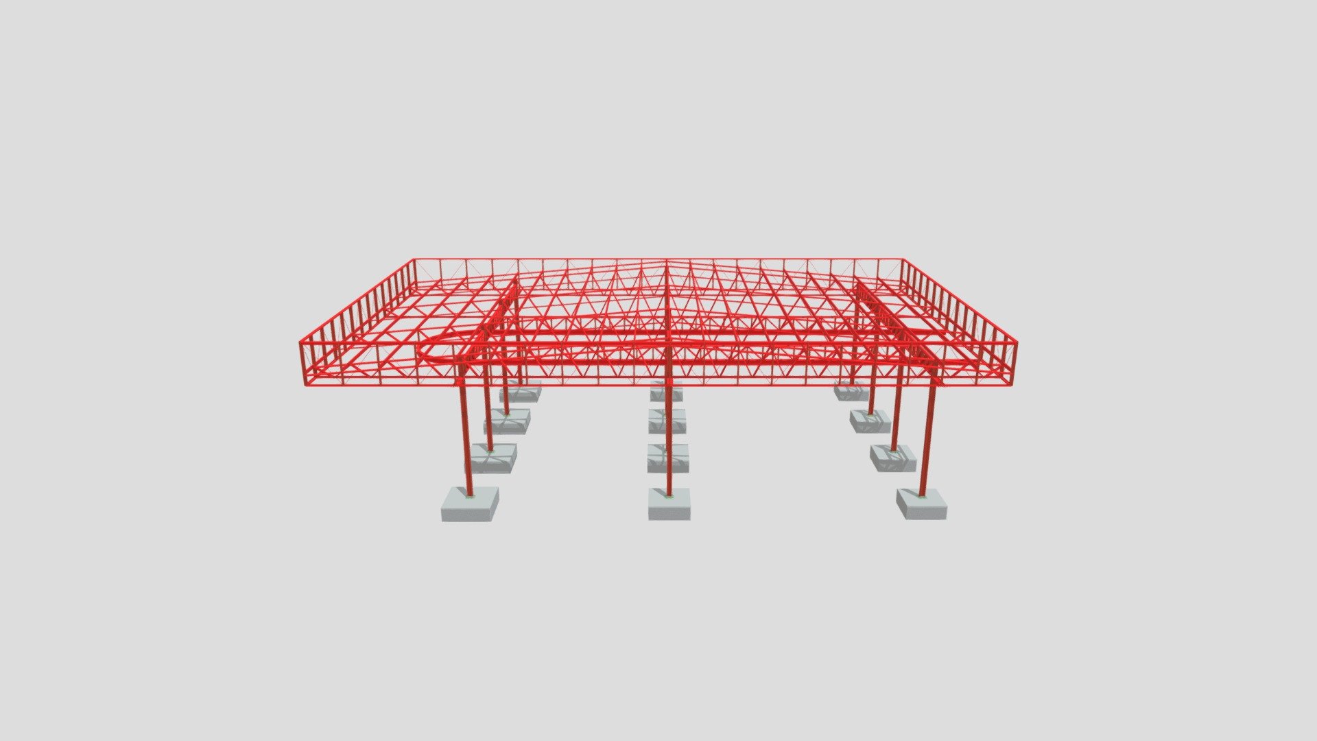 concepção estrutural furnas - 3D model by designertg [c0eb1d6] - Sketchfab