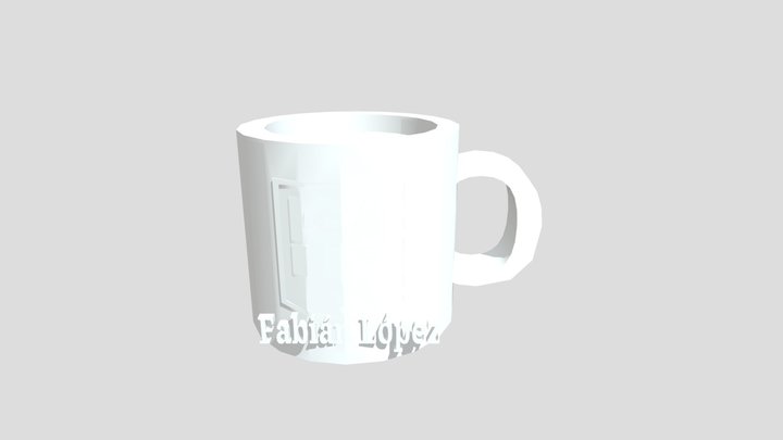 Taza Con Logo Iga Fabián López 3D Model
