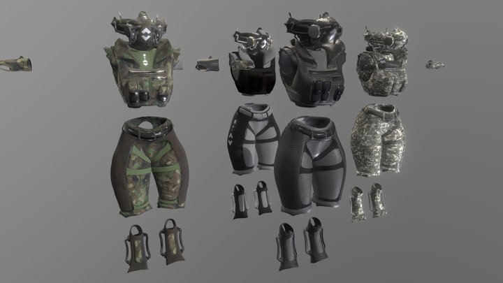 Solar Suit 3D Model