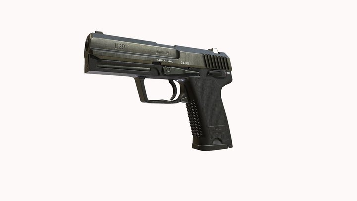 USP Pistol 3D Model