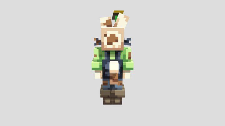 Muddy Cat - Costume Concept 3D Model