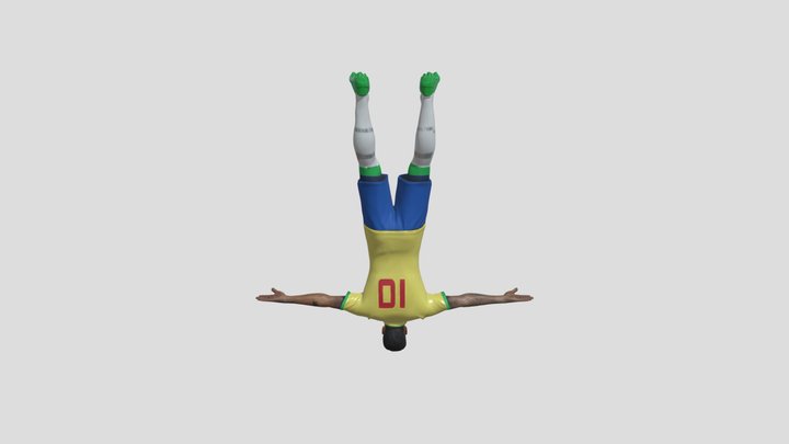 Neymar 3d model