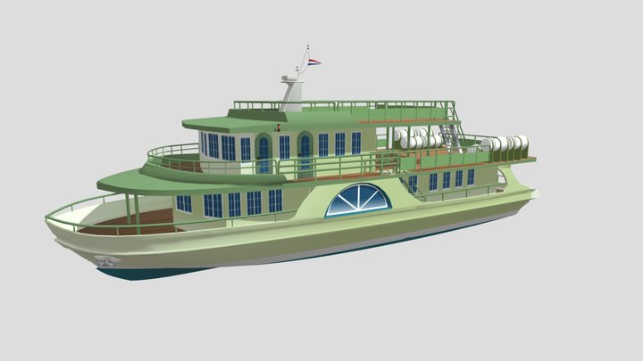 Passenger Vessel I – Modello 3D gratuito STL