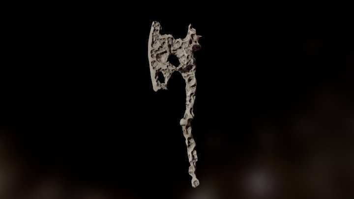 Bone Axe 3D Model