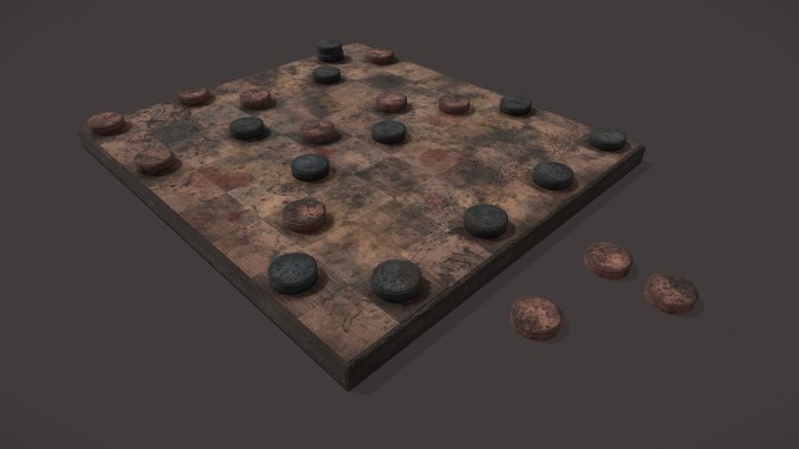 Medieval_Checkers 3D Model