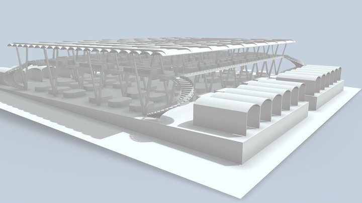 plaza_girardot_V1 3D Model