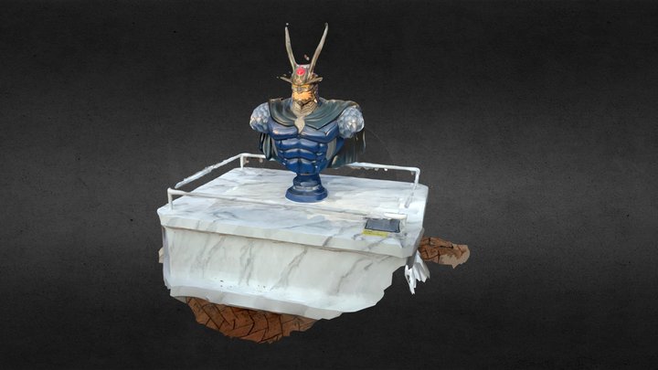 龍神雕像 3D Model