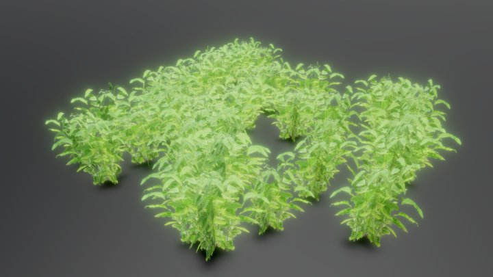 Green Shrub – Free 3D Model STL