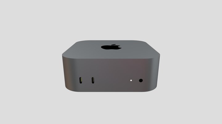Apple Mac mini M4 pro 3D Model