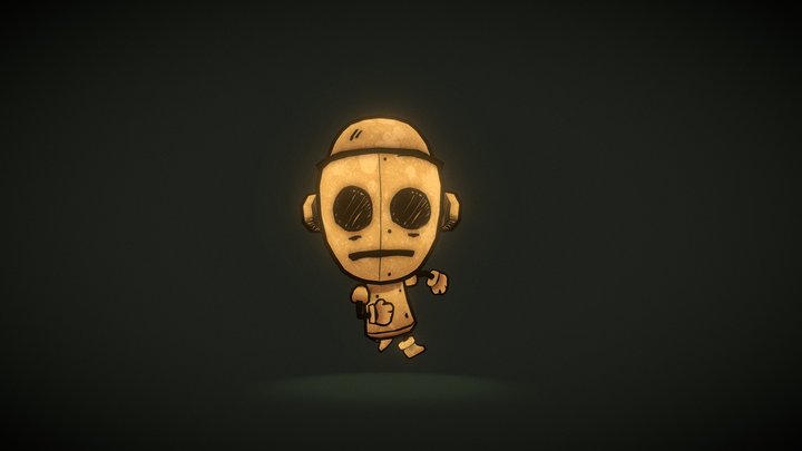 Don't Starve WX-78 3D Model