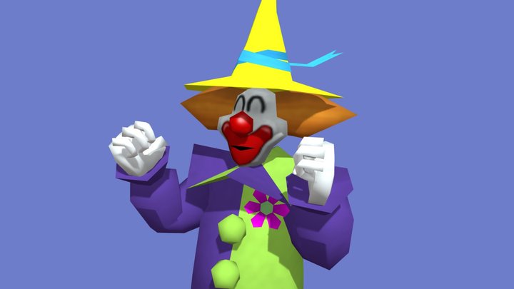 Magic Clown N64 Style 3D Model
