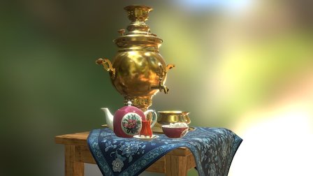 A Cup Of Tea 3D Model