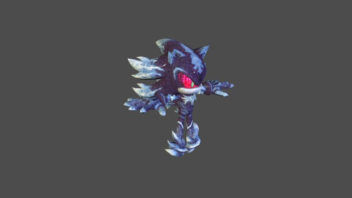 Mobile - Sonic Runners - Mephiles The Dark 3D Model