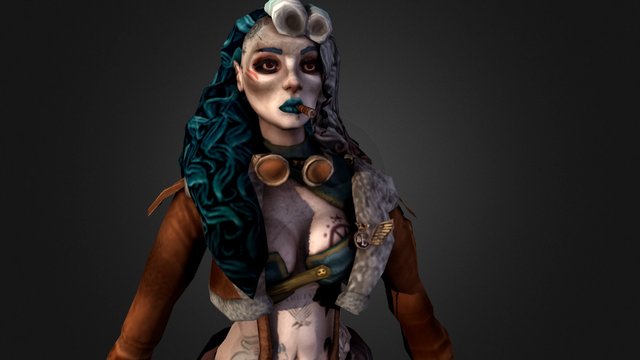 Margie Ashton, The Aviator 3D Model