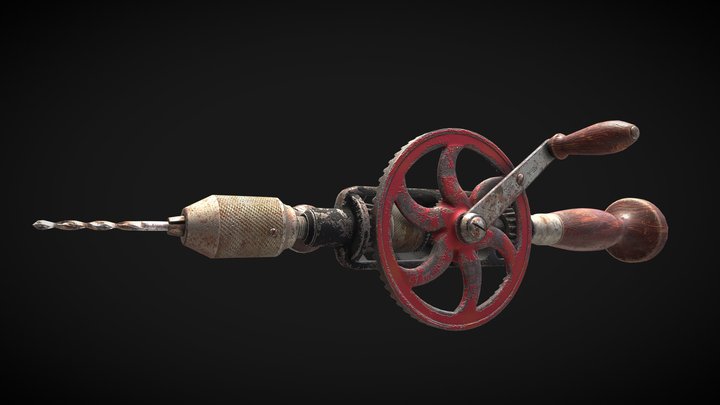 Millers Falls No. 980 Drill 3D Model