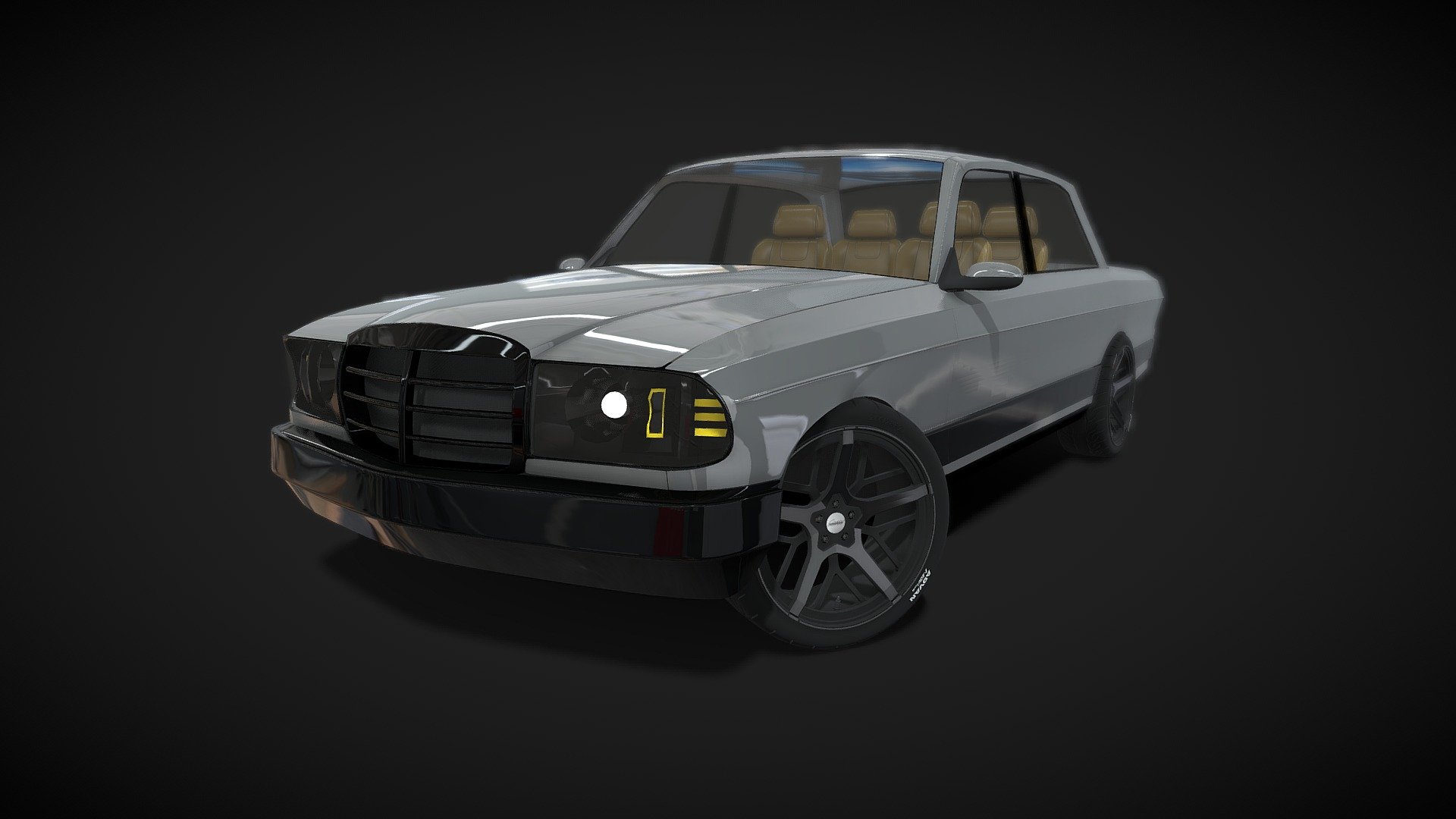 Realistic Classic Sedan – Unity & Unreal - Download Free 3D model by ...
