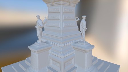 Civil War Monument 3D Model