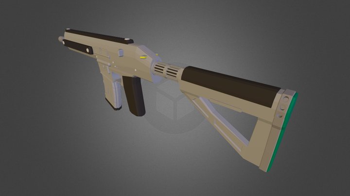 M240 - Assault Rifle 3D Model