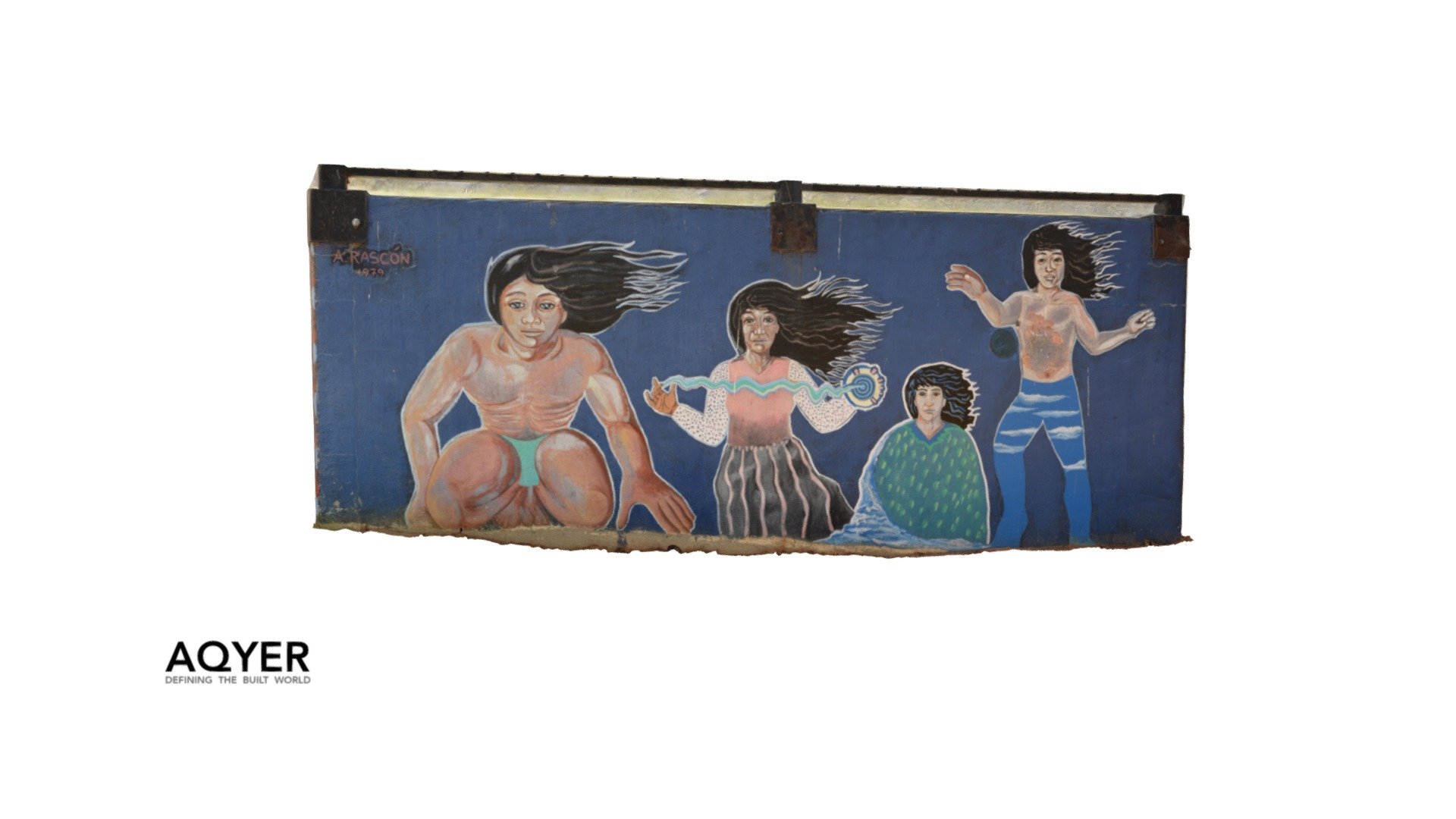 Ortega Park Mural: Cosmic Unity — Sketchfab embed 3D viewer
