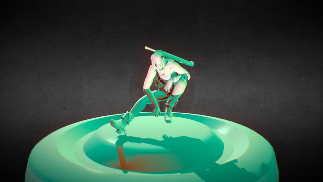 Gunther Pose Montage 3D Model