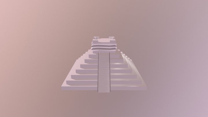 Mayan Pyramid 3D Model