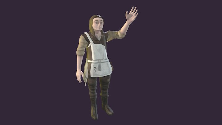 Tavern Owner 3D Model