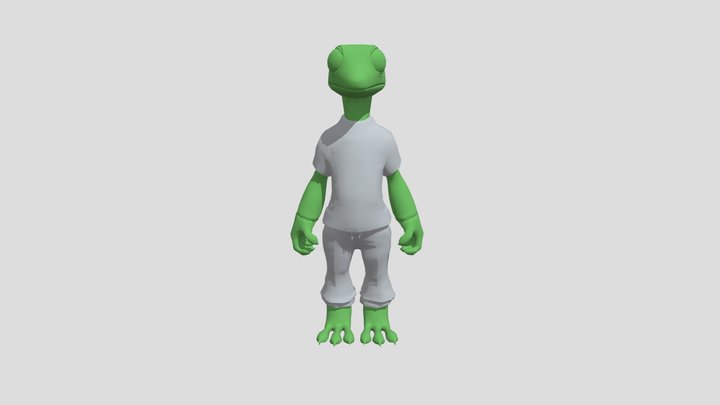 Gecko 3D Model