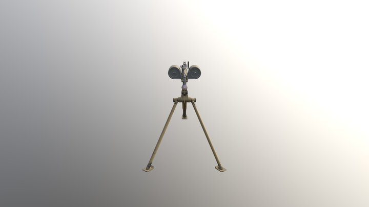 Mounted LMG 3D Model