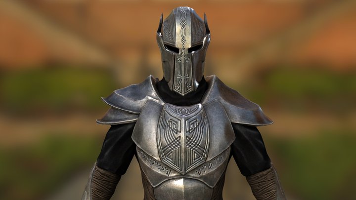 Gifts of Akatosh Armor 3D Model