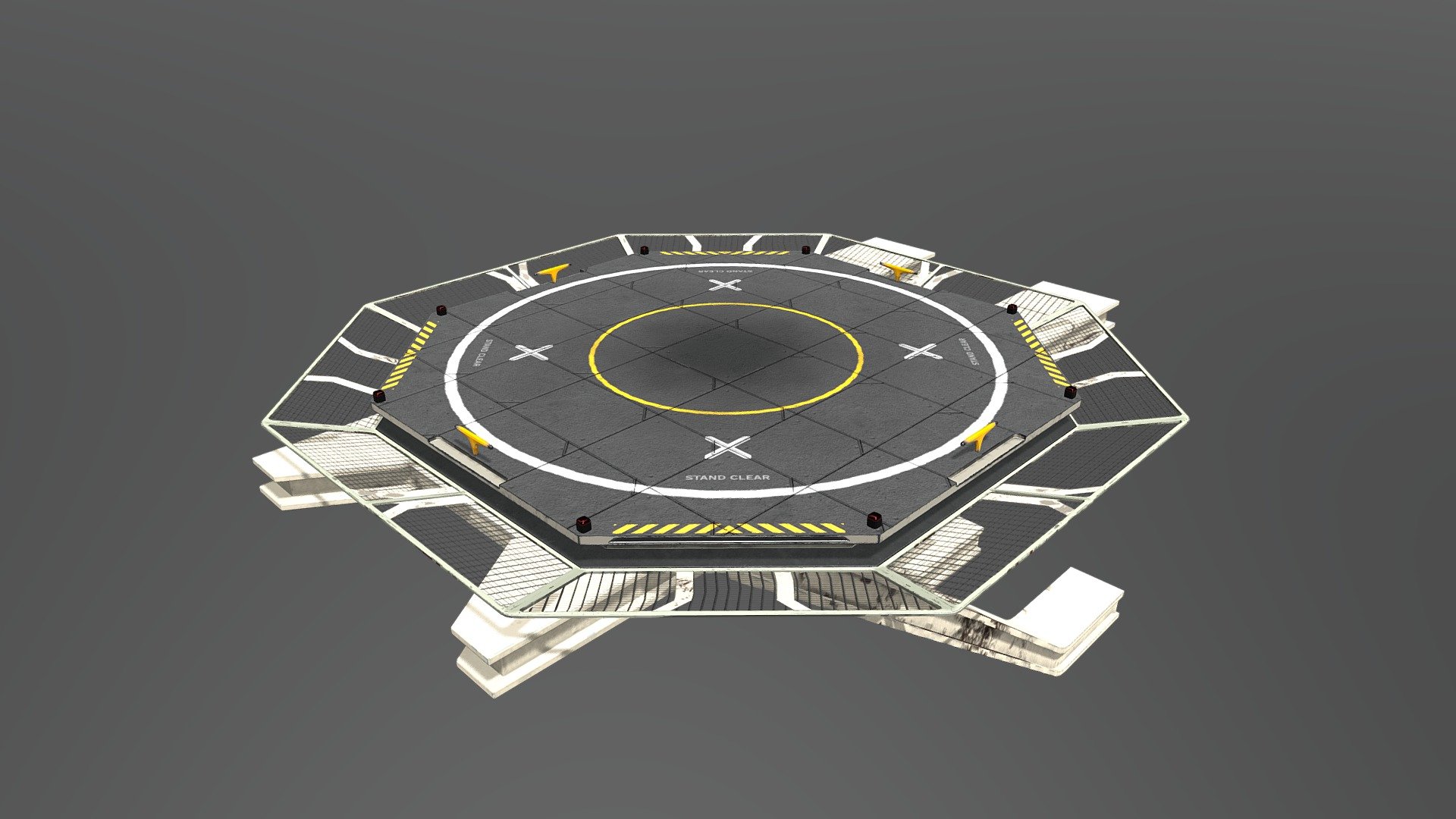 Landing Pad Buy Royalty Free 3D model by Jayson Stauffer