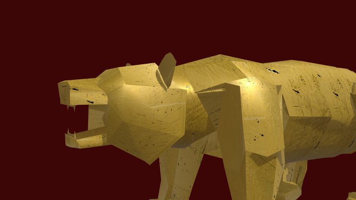Tigre papercraft 3D Model