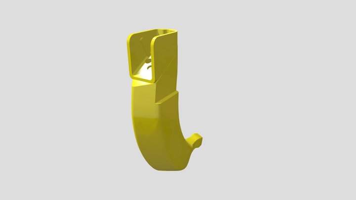 Banana M4 Airsoft rifle grip |  Tacticool 'nana 3D Model