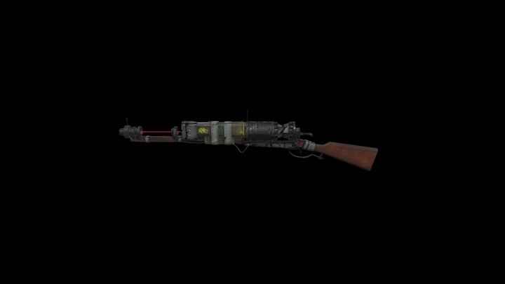 Laser Musket from Fallout 4 3D Model