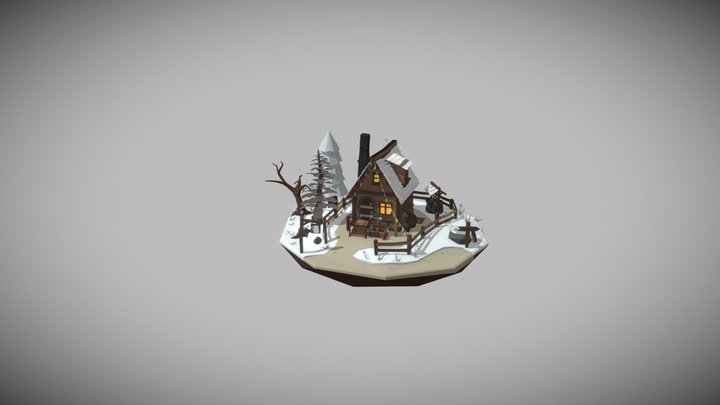 Snowy Tavern - 3D Editor Challenge 3D Model