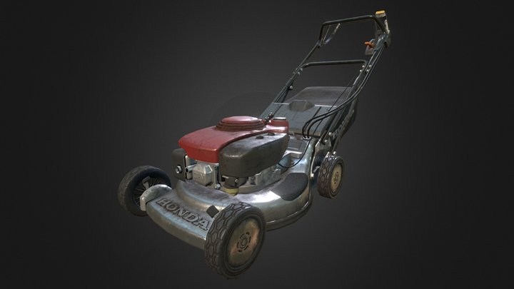 Honda Lawnmower 3D Model