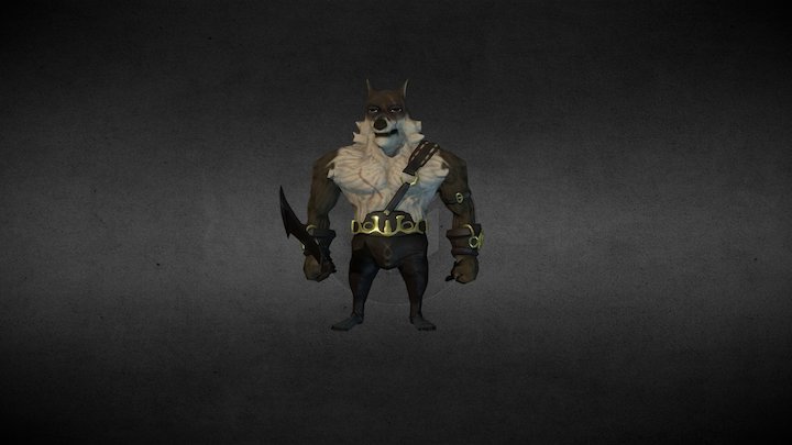 Wolfman Jack 3D Model