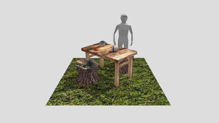 Eco House - 3 Simple Props 3D Model