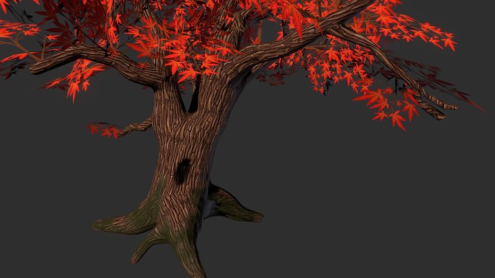 TLK Maple Tree Model V1.2 3D Model