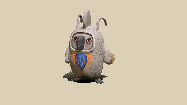 Duckoo_Fanart 3D Model