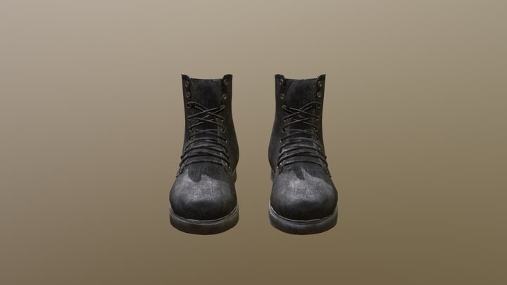 Old Shoes 3D Model