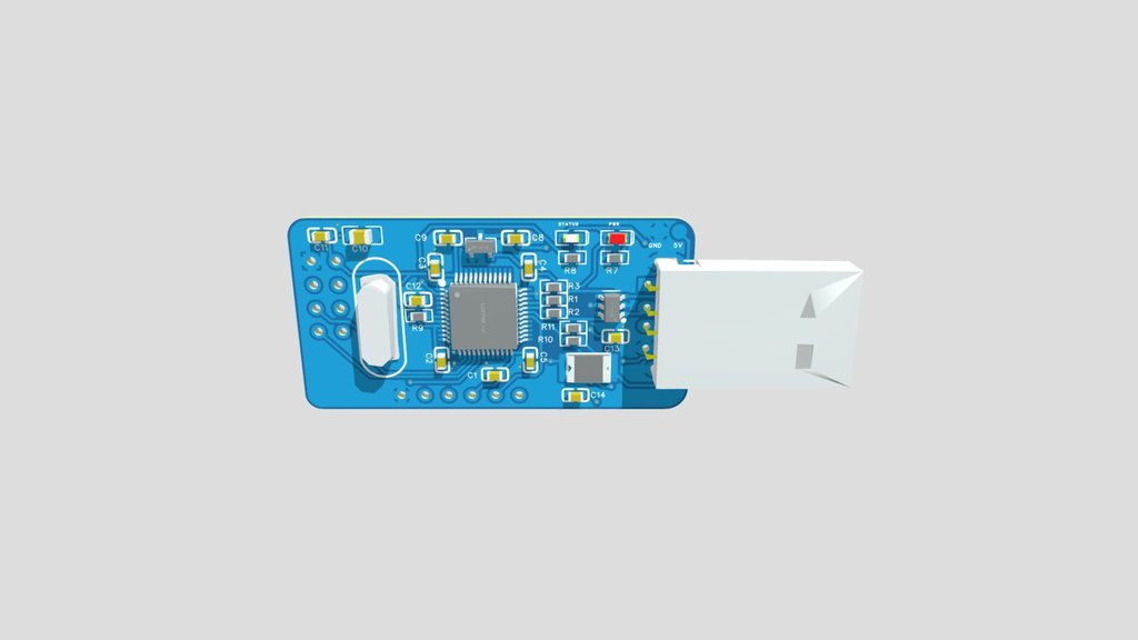 3D_PCB_stm32 Gamepad Receiver Copy_2026-05-26
