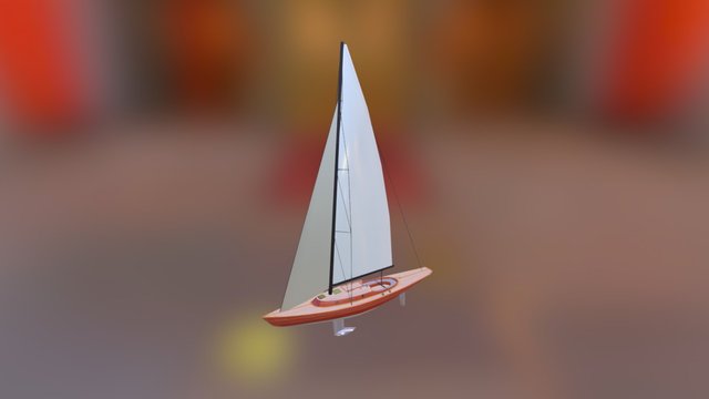 Yacht Spiritus 3D Model