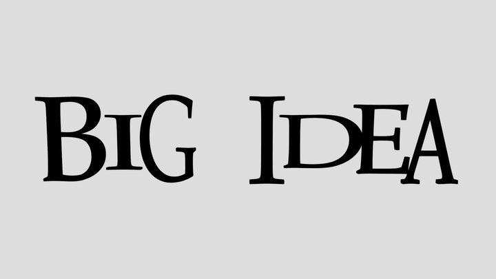 Big Idea Logo 3D Model