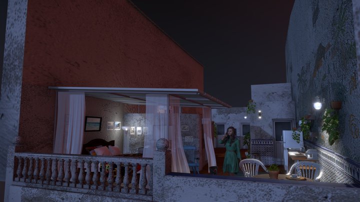DANI_FLAT_NIGHT 3D Model
