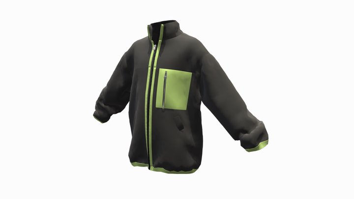fleece-jacket 3D Model