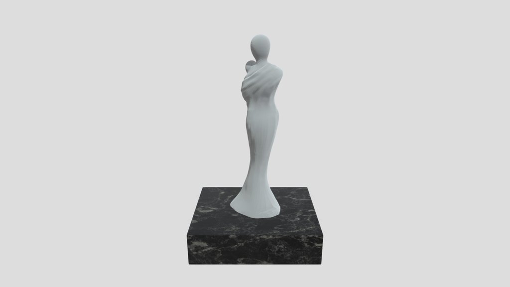 Woman Glass Sculpture