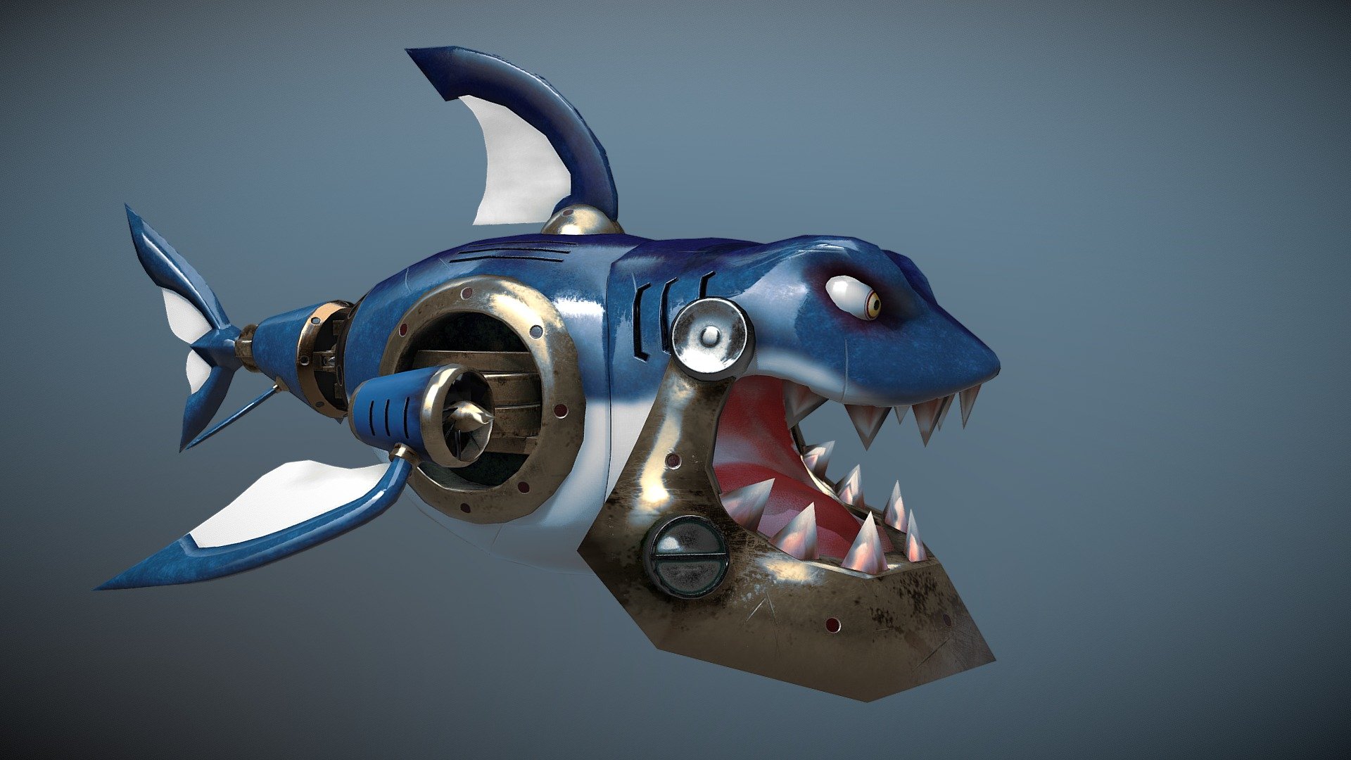 Metallic shark