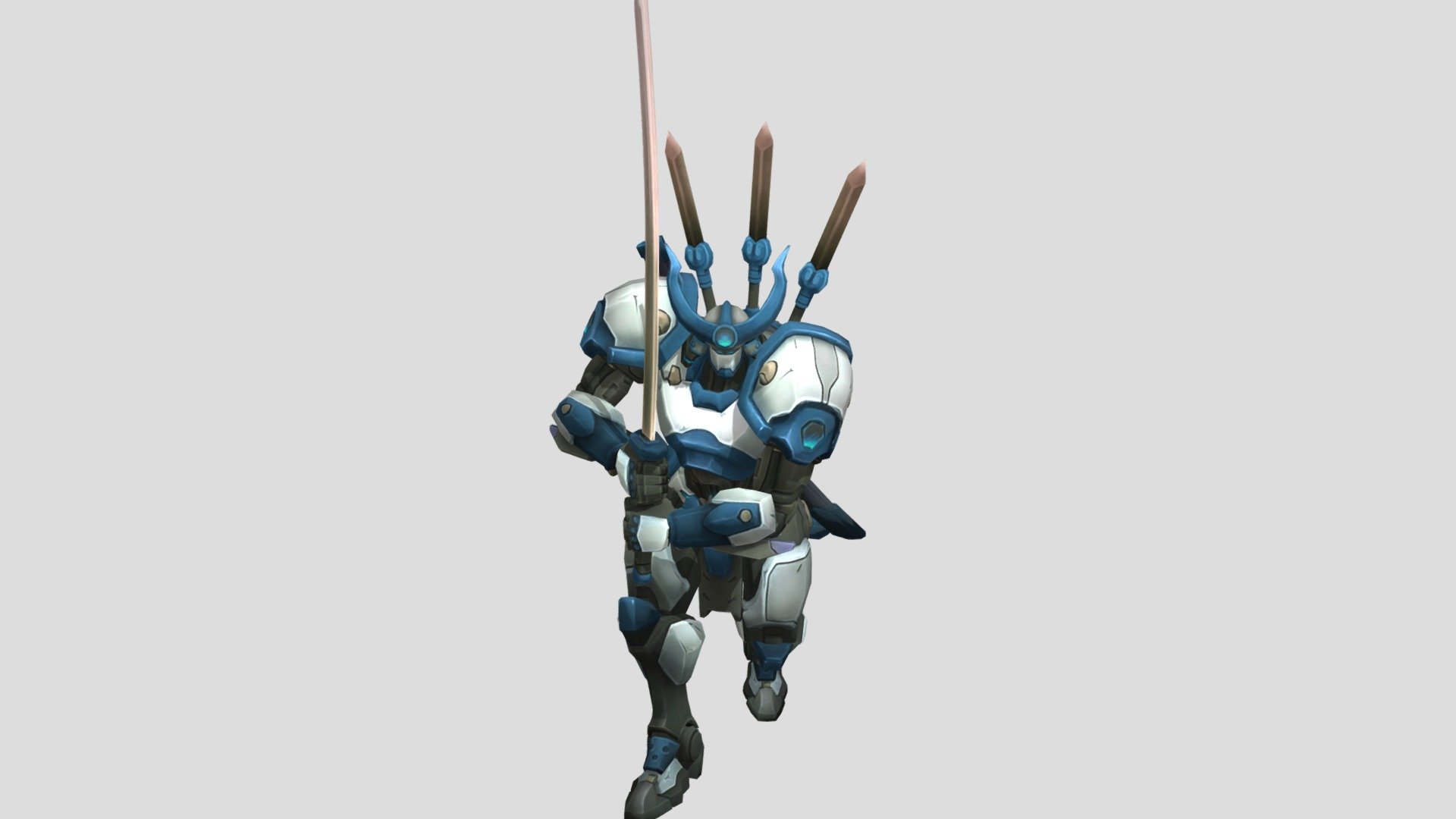 large samurai - Download Free 3D model by Catholomew [c10ab10] - Sketchfab