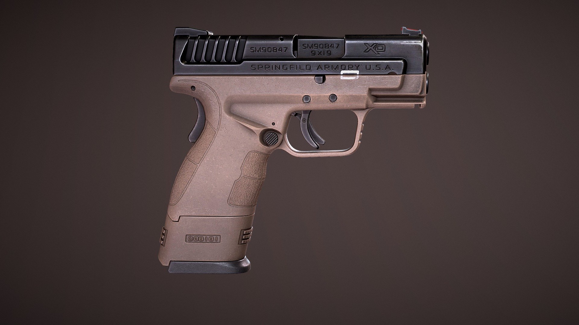 springfield_handgun - 3D model by Y2JHBK [c10c265] - Sketchfab